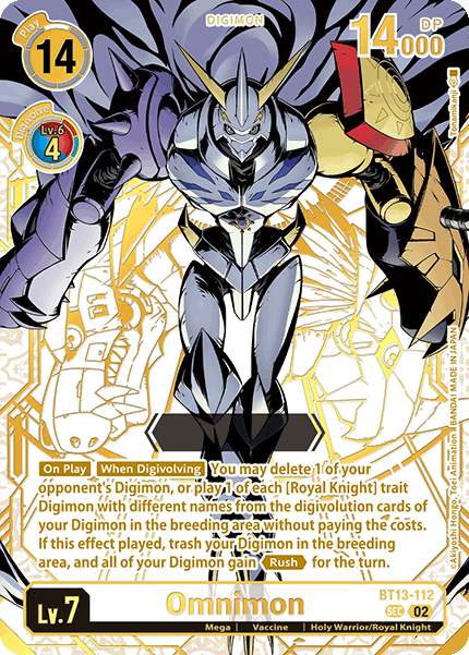 Omnimon BT13-112 [ Inglese / Giapponese ]