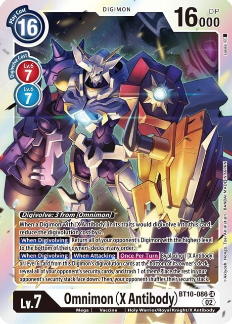Omnimon BT10-086 [ Inglese / Giapponese ]