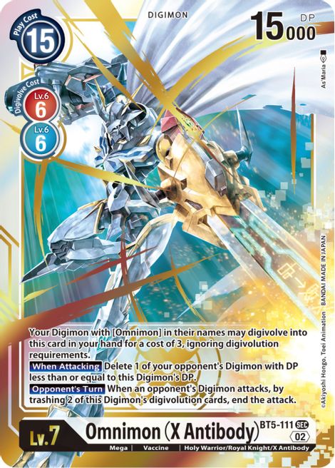 Omnimon BT5-111 [ Inglese / Giapponese ]
