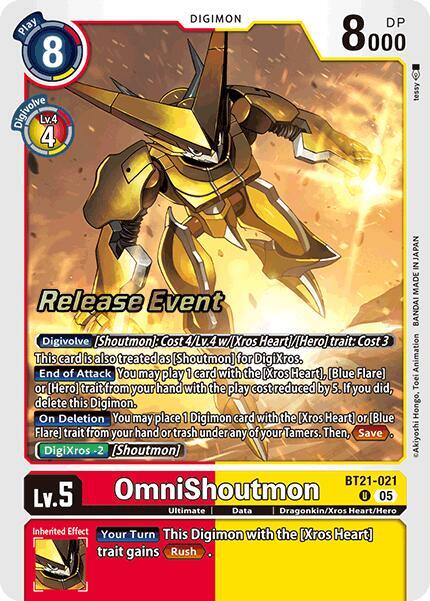 OmniShoutmon BT21-021 [ Inglese / Giapponese ]