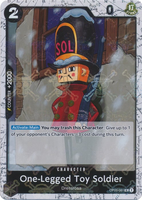 One-Legged Toy Soldier OP05-081 [ Inglese / Giapponese / Francese / Cinese Semplificato ]