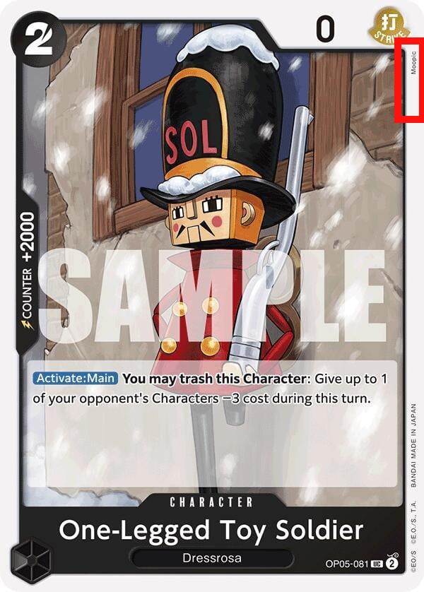 One-Legged Toy Soldier OP05-081 [ Inglese / Giapponese / Francese / Cinese Semplificato ]