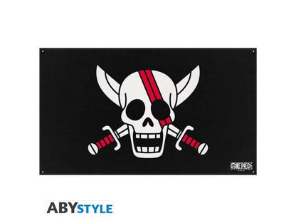 One Piece - Bandiera Red Hair Pirates Shanks 70x120 cm - ABYstyle