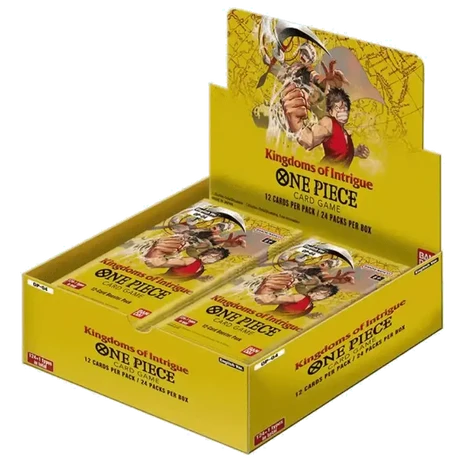 Bandai One Piece Card Game Kingdoms of Intrigue OP - 04 Box 24 Bustine ENG | Esclusiva King Ziller