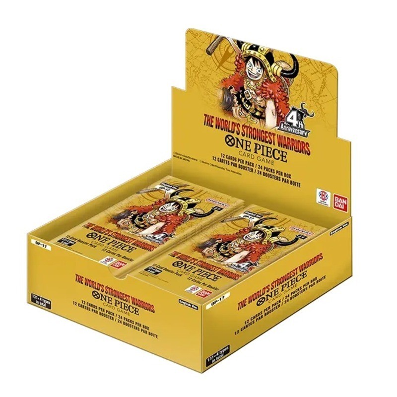 Bandai One Piece Card Game OP - 17 The World’s Strongest Warriors Box Rip & Ship ENG – Apertura in live