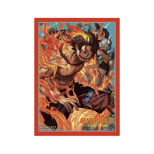 One Piece Official Card Sleeves TCG + Store Edition Vol. 5 Portgas D. Ace (ITA)