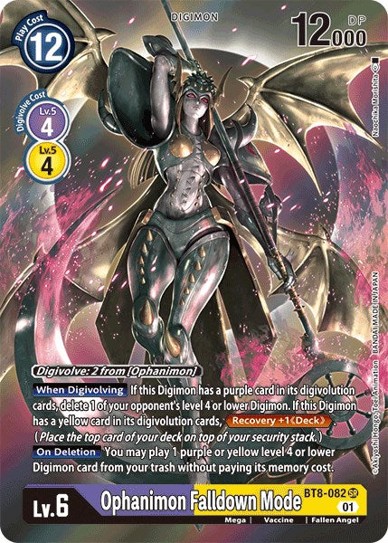 Ophanimon Falldown Mode BT8-082 [ Inglese / Giapponese ]