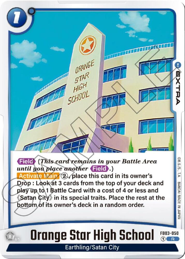 Orange Star High School FB03-050 [ Inglese / Giapponese ]