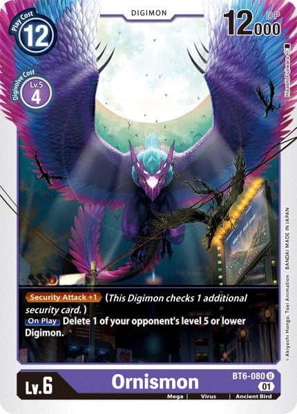 Ornismon BT6-080 [ Inglese / Giapponese ]