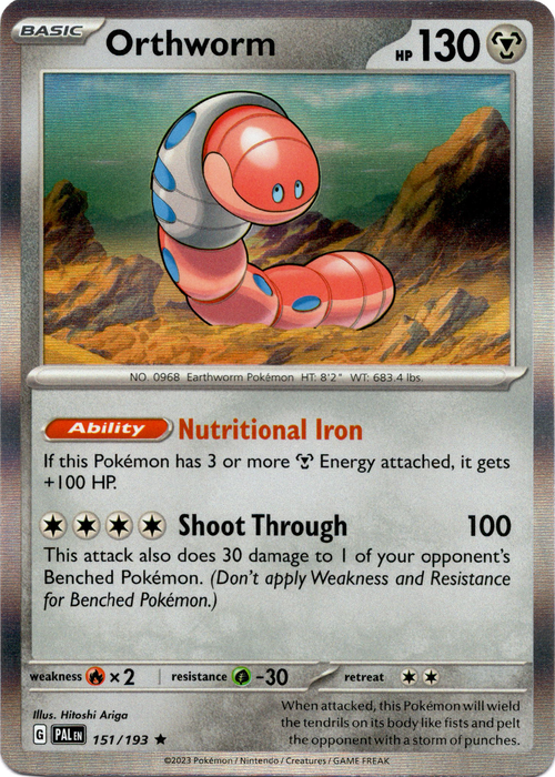 Orthworm - Evoluzioni a Paldea 151/193 [ Italiano ]