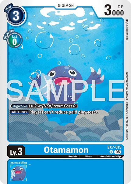 Otamamon EX7-015 [ Inglese / Giapponese ]