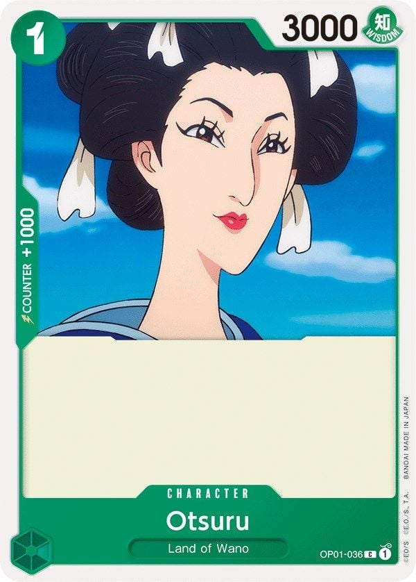 Otsuru OP01-036 [ Inglese / Giapponese / Francese / Cinese Semplificato ]