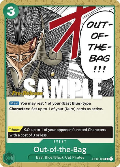 Out-of-the-Bag OP03-036 [ Inglese / Giapponese / Francese / Cinese Semplificato ]