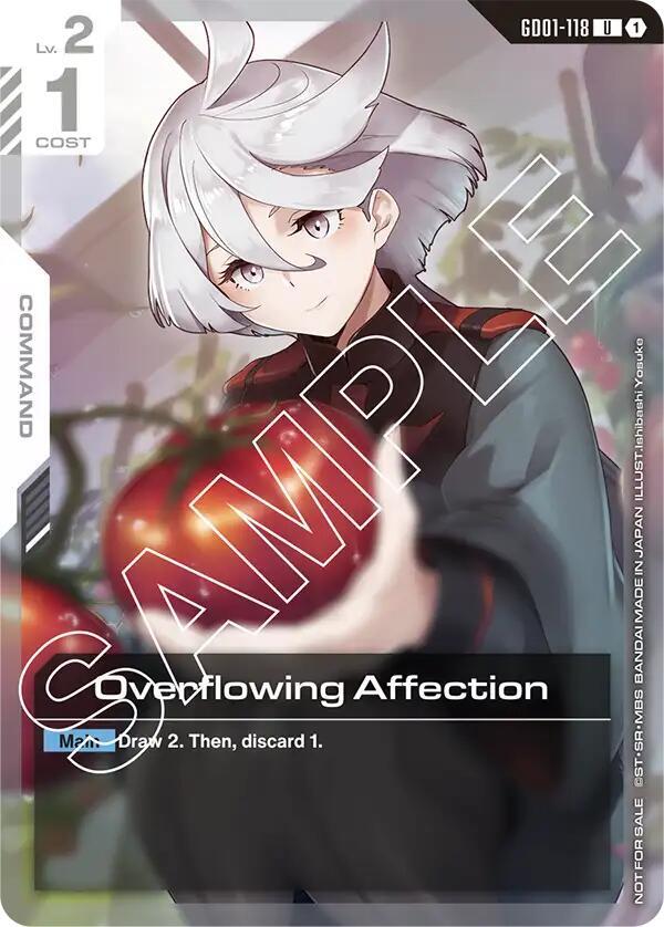 Overflowing Affection GD01-118 [ Inglese / Giapponese ]