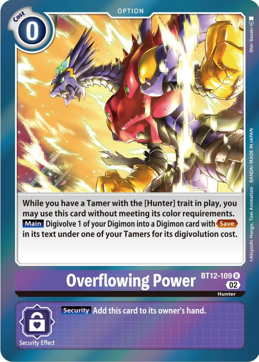 Overflowing Power BT12-109 [ Inglese / Giapponese ]