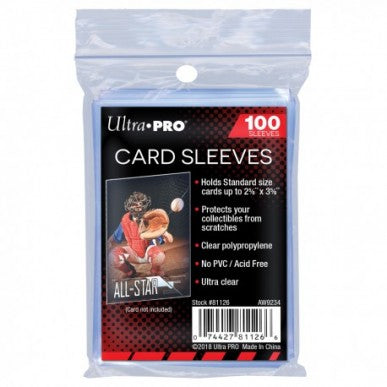 Oversized Standard - Classic Clear - soft sleeve - penny sleeve - (100 Bustine) - Ultra Pro