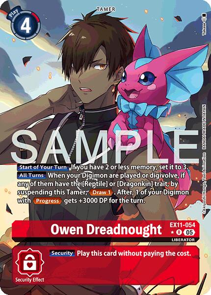 Owen Dreadnought EX11-054 [ Inglese / Giapponese ]