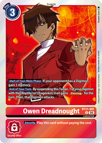 Owen Dreadnought BT21-081 [ Inglese / Giapponese ]
