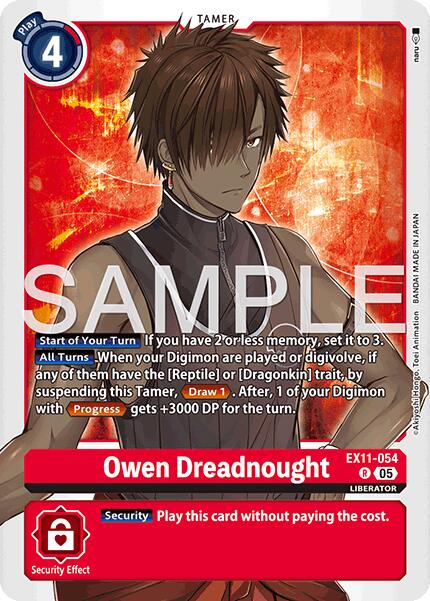 Owen Dreadnought EX11-054 [ Inglese / Giapponese ]