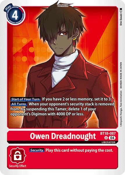 Owen Dreadnought BT18-087 [ Inglese / Giapponese ]