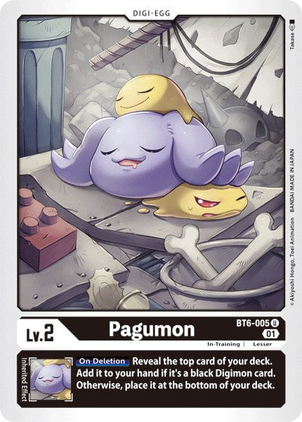 Pagumon BT6-005 [ Inglese / Giapponese ]