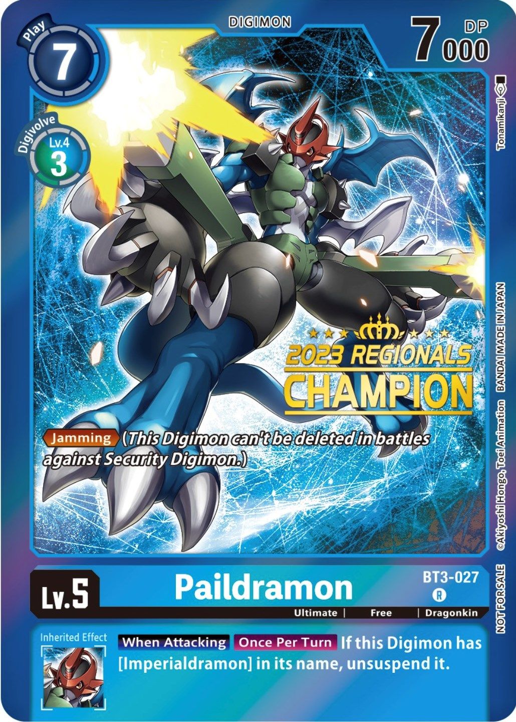 Paildramon BT01-03 [ Inglese / Giapponese ]