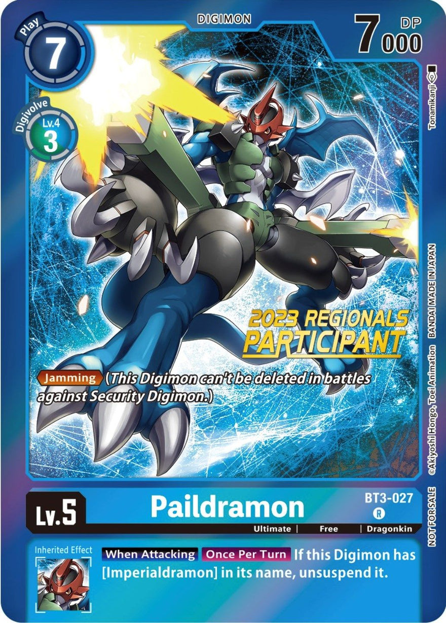 Paildramon BT01-03 [ Inglese / Giapponese ]
