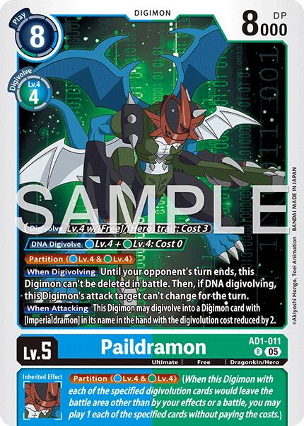 Paildramon AD1-011 [ Inglese / Giapponese ]