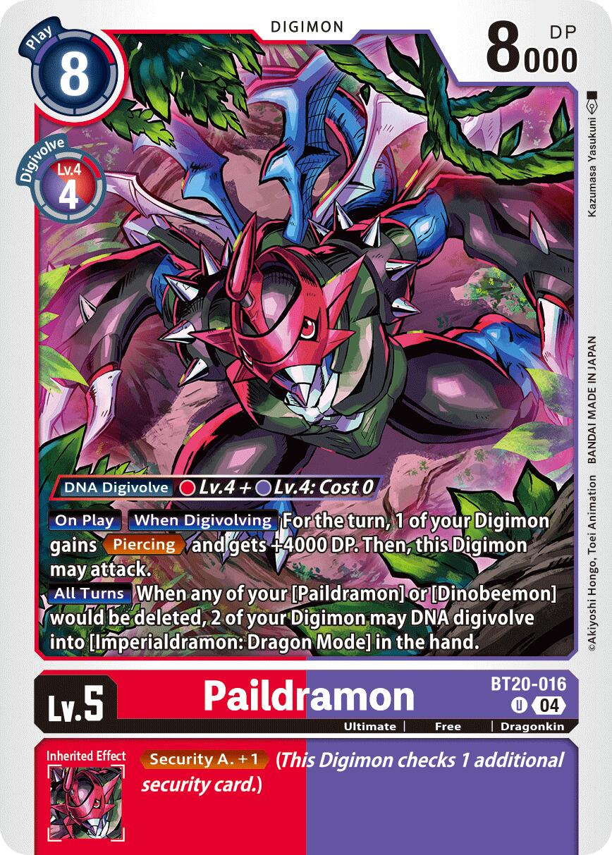 Paildramon BT20-016 [ Inglese / Giapponese ]