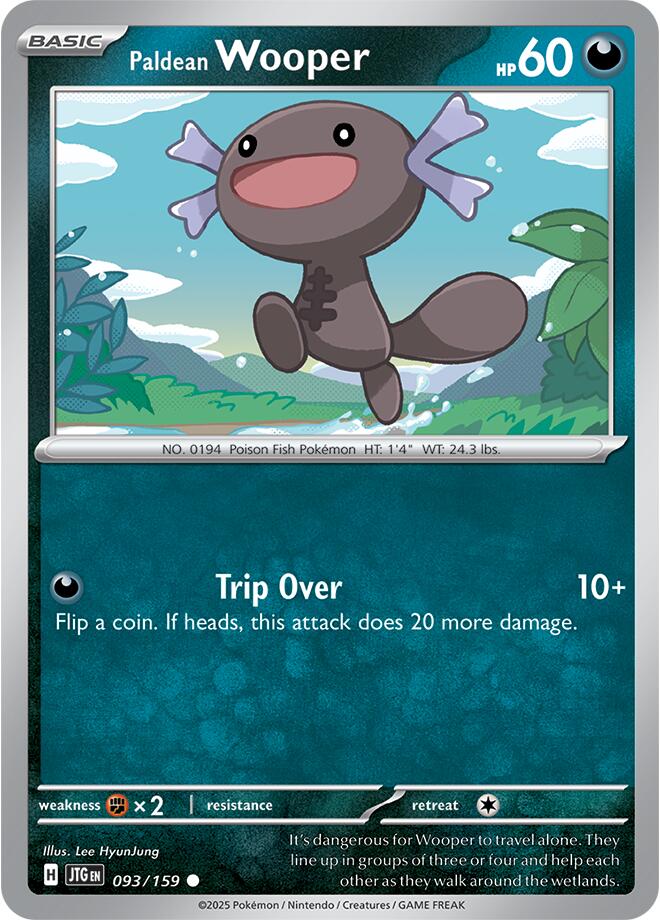 Wooper di Paldea - Avventure Insieme 093/159 [ Italiano ]