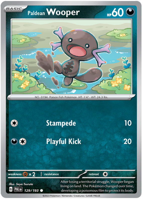 Wooper di Paldea - Evoluzioni a Paldea 129/193 [ Italiano ]