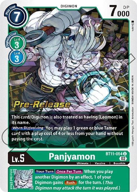 Panjyamon BT11-054 [ Inglese / Giapponese ]