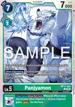 Panjyamon BT11-054 [ Inglese / Giapponese ]