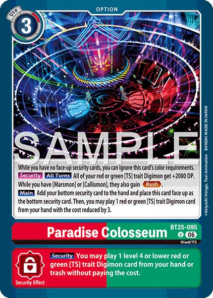 Paradise Colosseum BT25-095 [ Inglese / Giapponese ]