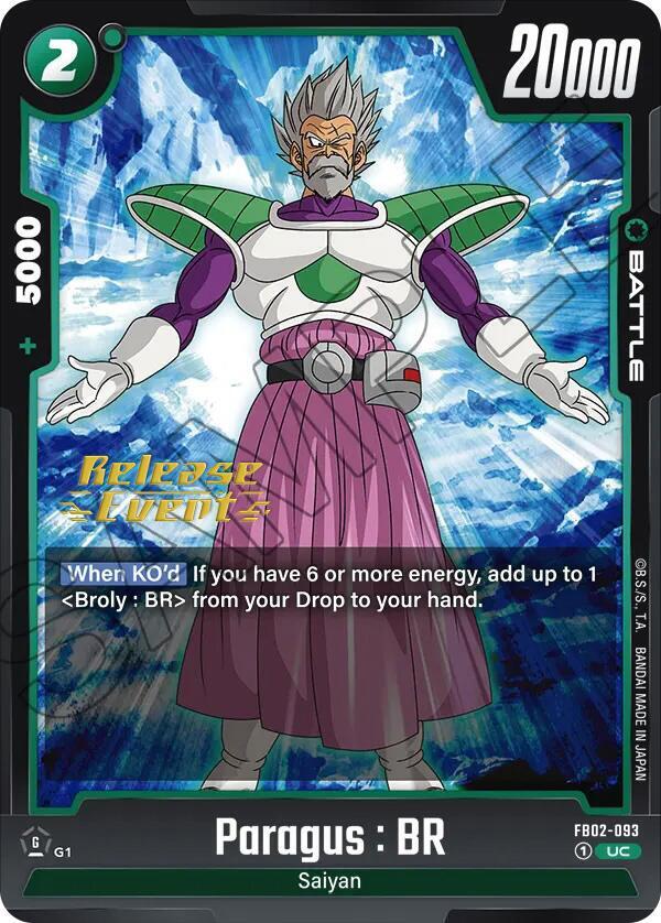 Paragus : BR FB02-093 [ Inglese / Giapponese ]