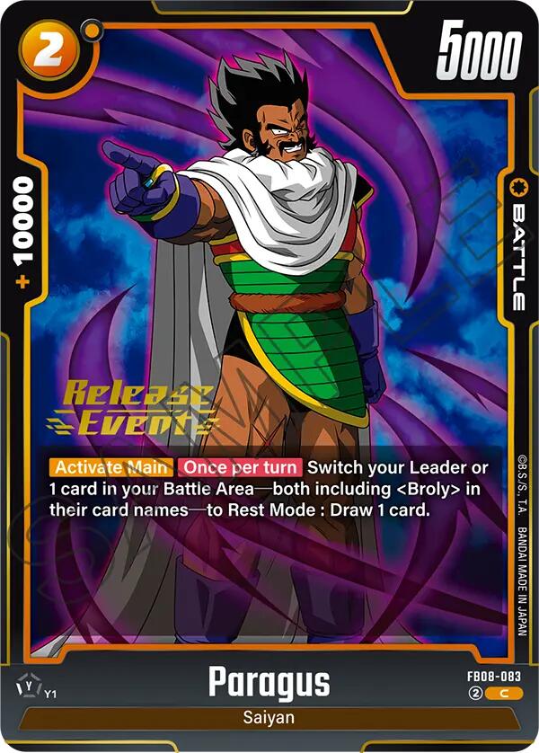 Paragus FB08-083 [ Inglese / Giapponese ]