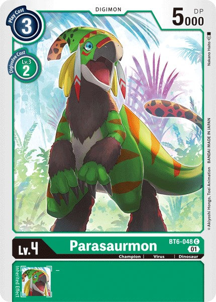 Parasaurmon BT6-048 [ Inglese / Giapponese ]