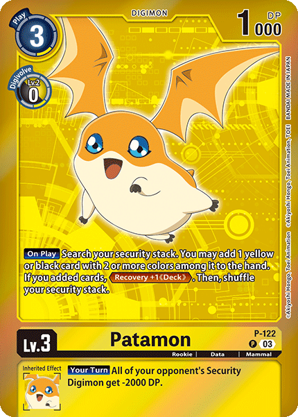 Patamon P-122 [ Inglese / Giapponese ]