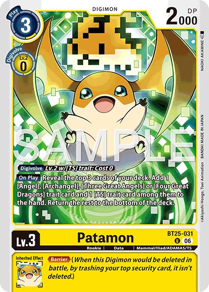 Patamon BT25-031 [ Inglese / Giapponese ]