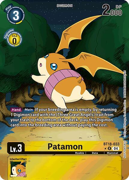 Patamon BT18-033 [ Inglese / Giapponese ]