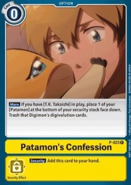 Patamon's Confession P-023 [ Inglese / Giapponese ]