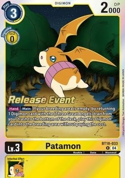 Patamon BT18-033 [ Inglese / Giapponese ]