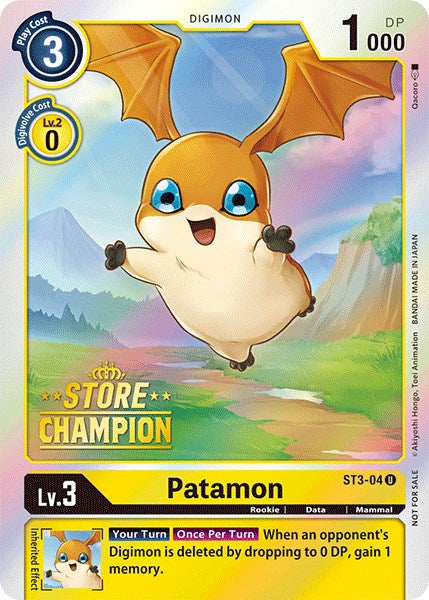 Patamon ST3-04 [ Inglese / Giapponese ]