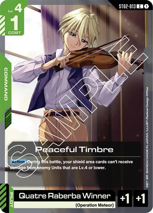 Peaceful Timbre ST02-013 [ Inglese / Giapponese ]