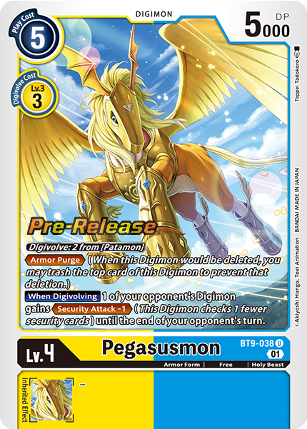Pegasusmon BT9-038 [ Inglese / Giapponese ]