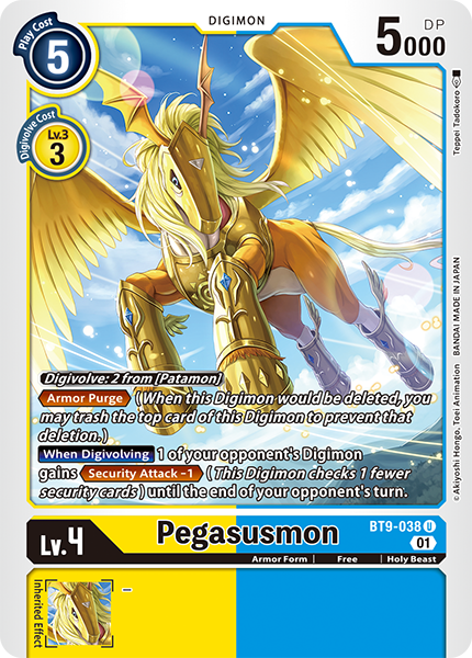 Pegasusmon BT9-038 [ Inglese / Giapponese ]