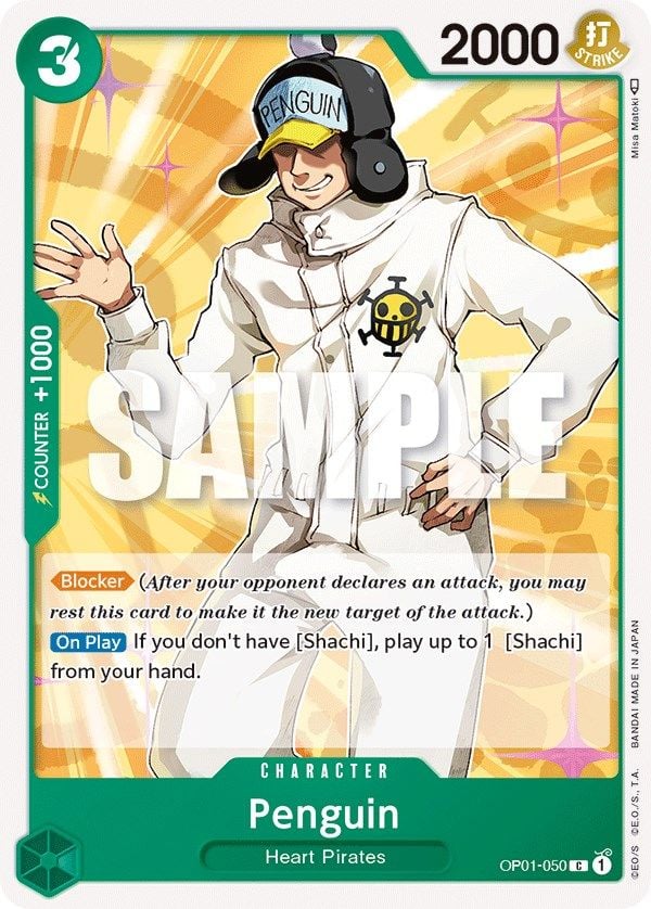 Penguin OP01-050 [ Inglese / Giapponese / Francese / Cinese Semplificato ]