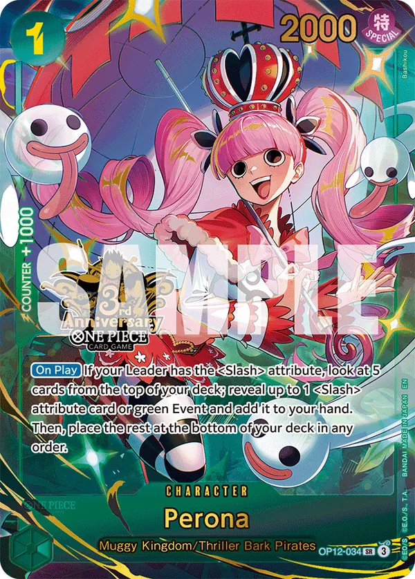 Perona OP12-034 [ Inglese / Giapponese / Francese / Cinese Semplificato ]