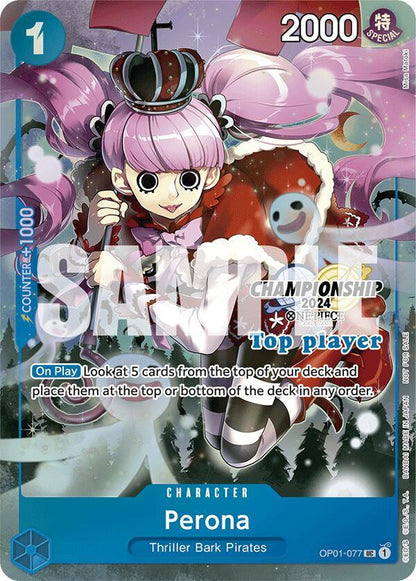 Perona OP01-077 [ Inglese / Giapponese / Francese / Cinese Semplificato ]
