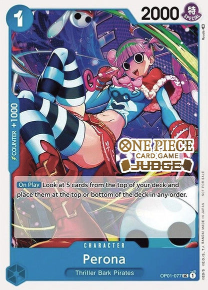 Perona OP01-077 [ Inglese / Giapponese / Francese / Cinese Semplificato ]